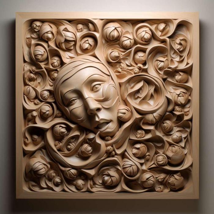 نموذج ثلاثي الأبعاد لآلة CNC 3D Art 